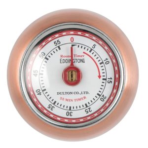 Kitchen Timer: 60 Minute Retro Magnetic Kitchen Timer, Copper, Manual