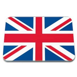 Glass Worktop Saver: 40cm x 30cm Union Jack