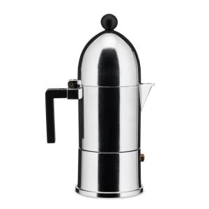 Italian Espresso Coffee Maker: 3 Cup Alessi La Cupola, Aluminium