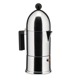 Italian Espresso Coffee Maker: 3 Cup Alessi La Cupola, Aluminium