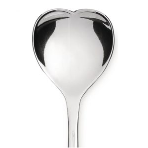 Tea Spoon Set: 4 x Big Love Tea Spoons by Alessi, Stainless Steel