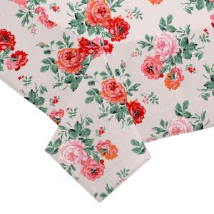 Table Cloth: 1 x Cath Kidston Archive Rose Table Cloth, Cotton