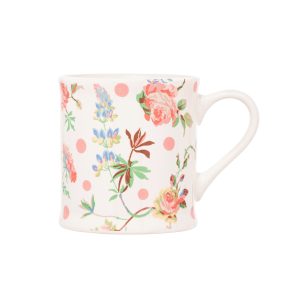 Mug: 1 x 275ml Cath Kidston Gallery Table, Birds & Roses Mollie Mug, Ceramic