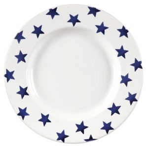 Dinner Plate: 1 x 26.5cm Emma Bridgewater Blue Dinner Plate, Ceramic