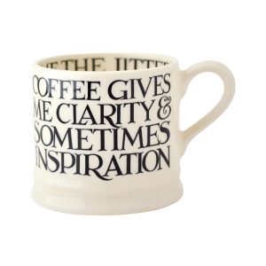 Mug: 1 x 175ml Emma Bridgewater Black Toast Mug, Ceramic