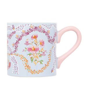 Mug: 1 x 240ml Cath Kidston Affinity Flowers Shortie Mug, Ceramic