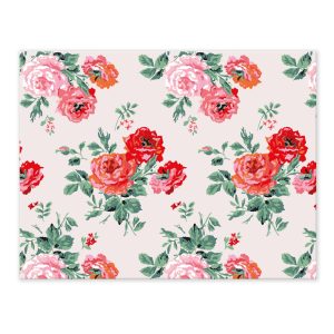 Placemat Set: 2 x Cath Kidston Archive Rose Table Mats, Quilted