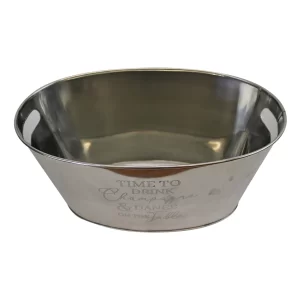 Bottle Cooler: Stylish Champagne Bucket, Stainless Steel