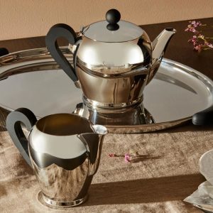Milk Jug: 650ml Alessi Bombe Milk Jug, Stainless Steel