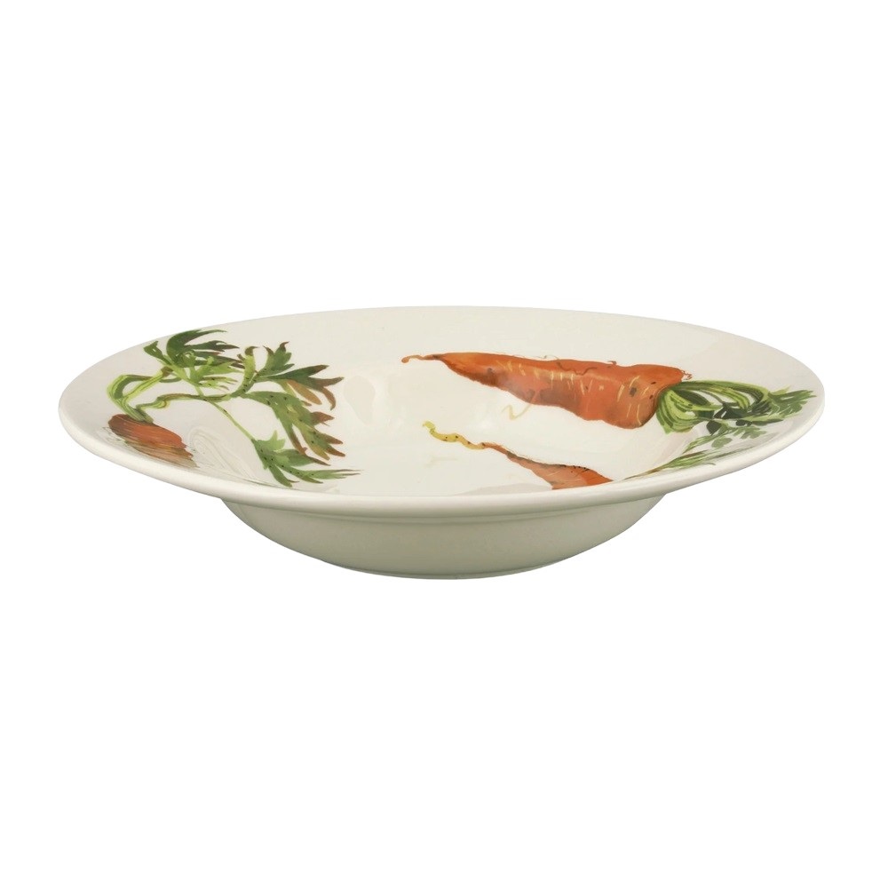 Soup Bowl: 24cm Emma Bridgewater Carrots Soup Bowl, Ceramic