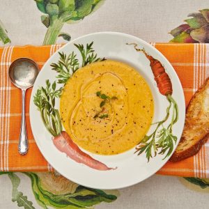 Soup Bowl: 24cm Emma Bridgewater Carrots Soup Bowl, Ceramic