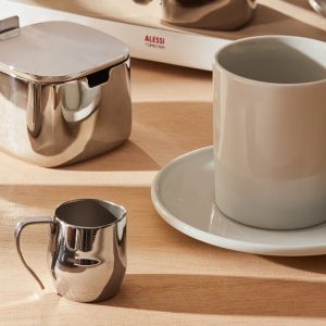 Creamer: 50ml Alessi Cream Jug, Stainless Steel