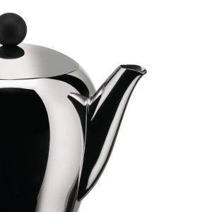 Coffee Pot: 8 Cup Alessi Bombe Tea Pot, Stainless Steel