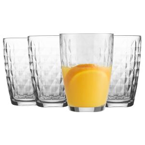 Hi Ball Glasses: 4 x 380ml Jewel Hi Ball Glasses, Glass
