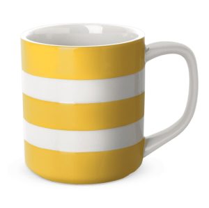 Mug: 1 x 280ml / 10oz Mug Cornishware Yellow, Ceramic