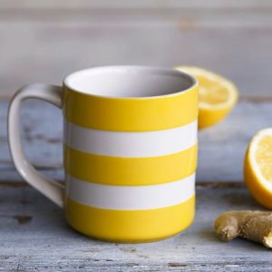 Mug: 1 x 280ml / 10oz Mug Cornishware Yellow, Ceramic