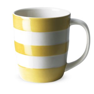 Mug: 1 x 340ml / 12oz Cornishware Yellow Mug, Ceramic