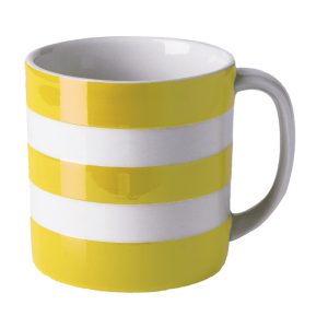 Mug: 1 x 420ml / 15oz Mug Cornishware Yellow, Ceramic