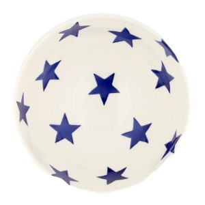 French Bowl: 14.5cm Emma Bridgewater Blue Star Bowl, Ceramic