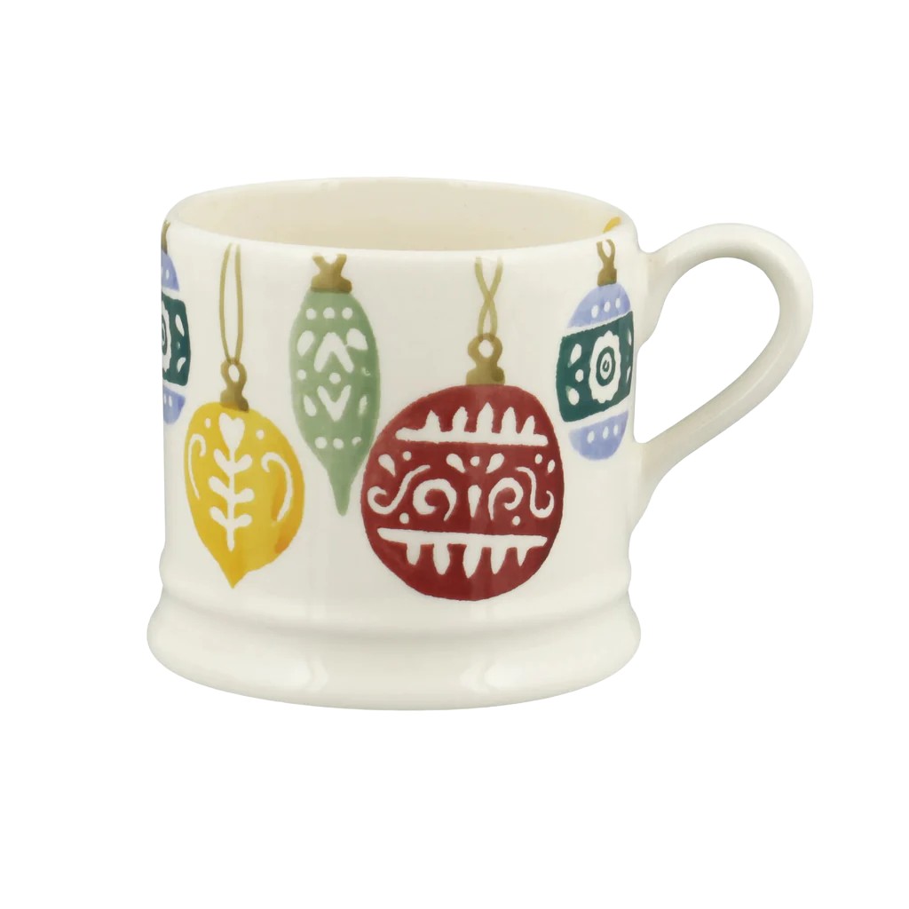 Mug: 1 x 175ml Emma Bridgewater Baubles Mug, Ceramic