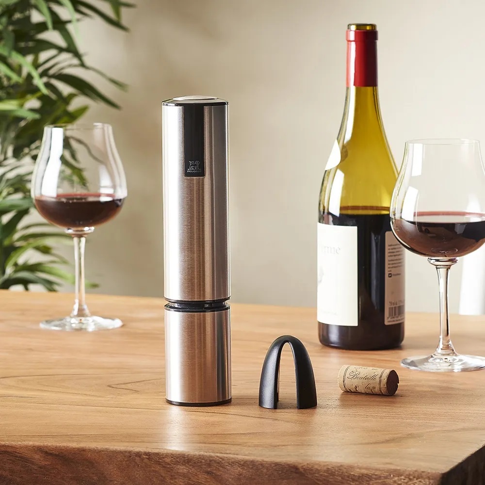 Electric Corkscrew: Peugeot Elis Touch Electric Corkscrew and Foil Cutter