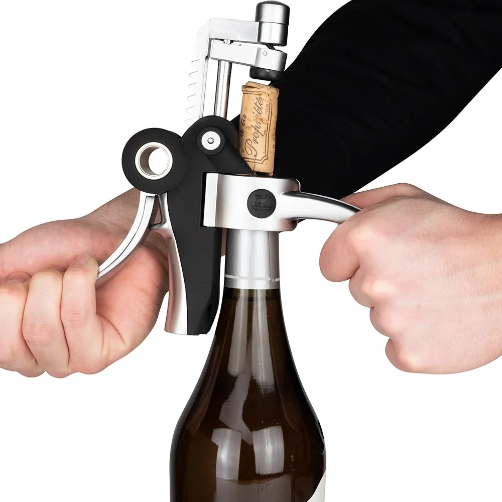 Lever Arm Corkscrew: Peugeot Baltaz Lever Arm Corkscrew, Black