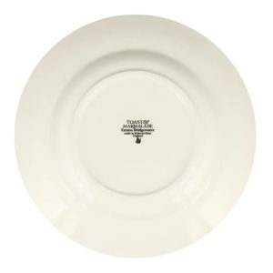 Dinner Plate: 1 x 27cm Emma Bridgewater Dinner Plate Plate Black Toast Roast Chicken, Ceramic