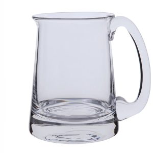 Tankard: 1 x 57cl Dartington Crystal Torrington Beer Tankard, Glass