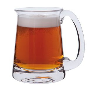 Tankard: 1 x 57cl Dartington Crystal Torrington Beer Tankard, Glass