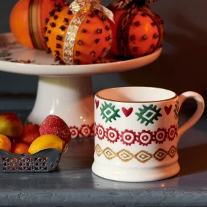 Espresso Mug: 1 x 125ml Emma Bridgewater Christmas Joy Espresso Mug, Ceramic