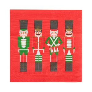 Paper Napkins: 16 x Nutcracker Napkins