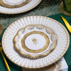 Gold Disposable Tableware