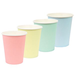 Paper Cups: 8 x Pastel Cups