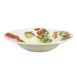 Soup Bowl: 24cm Emma Bridgewater Tomatoes Soup Bowl, Ceramic