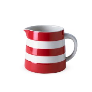Jug: 0.28 Litre Cornishware Red Dreadnought Jug, Ceramic