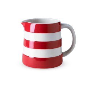 Jug: 0.56 Litre Cornishware Red Dreadnought Jug, Ceramic