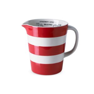 Measuring Jug: 56ml Cornishware Mini Measuring Jug Red, Ceramic