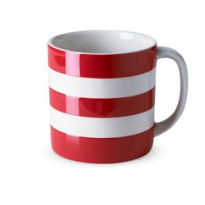 Mug: 1 x 420ml / 15oz Mug Cornishware Red, Ceramic