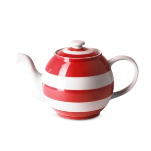 Tea Pot: 4 Cup Betty Teapot Cornishware Red