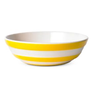 Breakfast Bowl: 17cm Cereal Bowl Cornishware Yellow, Ceramic