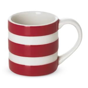 Espresso Mug: 1 x 110ml Mug Cornishware Red, Ceramic