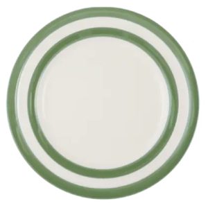 Side Plate: 1 x 17.5cm Side Plate Cornishware Willow Green, Ceramic