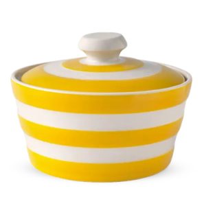 Butter Dish: Cornishware Yellow Butter Dish, Ceramic