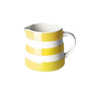 Jug: 0.28 Litre Cornishware Yellow Dreadnought Jug, Ceramic