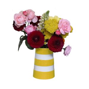 Vase: Cornishware Medium Lighthouse Vase, Yellow