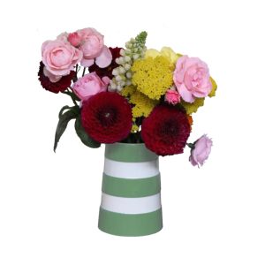 Vase: Cornishware Medium Lighthouse Vase, Willow Green