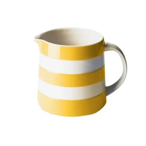 Jug: 0.56 Litre Cornishware Yellow Dreadnought Jug, Ceramic