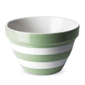 Pudding Basin: Cornishware Willow Green Pudding Basin