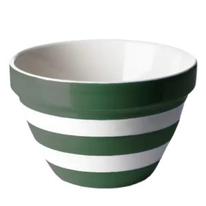 Pudding Basin: Cornishware Adder Green Pudding Basin
