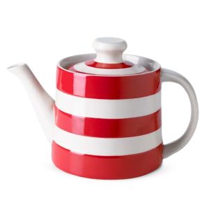Tea Pot: 4 Cup Classic Teapot Cornishware Red